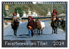 Facettenreiches Tibet (Wandkalender 2024 DIN A4 quer), CALVENDO Monatskalender - Bergermann, Manfred