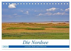 Die Nordsee zwischen Stade und Pellworm (Tischkalender 2024 DIN A5 quer), CALVENDO Monatskalender