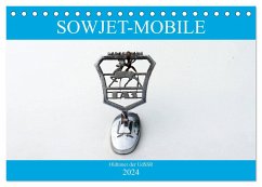 Sowjet-Mobile - Oldtimer der UdSSR (Tischkalender 2024 DIN A5 quer), CALVENDO Monatskalender
