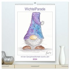 WichtelParade (hochwertiger Premium Wandkalender 2024 DIN A2 hoch), Kunstdruck in Hochglanz
