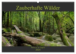 Zauberwelt Wald (Wandkalender 2024 DIN A2 quer), CALVENDO Monatskalender