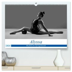 Rhythmisch Sportgymnastik - Alyssa (hochwertiger Premium Wandkalender 2024 DIN A2 quer), Kunstdruck in Hochglanz - Bedaam, Jürgen