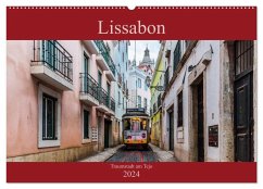 Lissabon - Traumstadt am Tejo (Wandkalender 2024 DIN A2 quer), CALVENDO Monatskalender