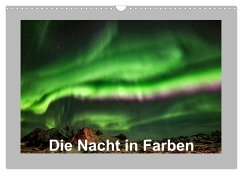 Die Nacht in Farben (Wandkalender 2024 DIN A3 quer), CALVENDO Monatskalender - Käfer-Naumann, Änne