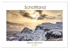 Schottland - Mythos Highlands (Wandkalender 2024 DIN A2 quer), CALVENDO Monatskalender