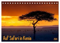 Auf Safari in Kenia 2024 (Tischkalender 2024 DIN A5 quer), CALVENDO Monatskalender - Gerd-Uwe Neukamp, Dr.