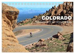 Colorado - Höhenrausch mit dem Rennrad (Tischkalender 2024 DIN A5 quer), CALVENDO Monatskalender