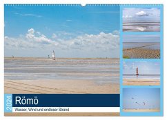 Römö - Wasser, Wind und endloser Strand (Wandkalender 2024 DIN A2 quer), CALVENDO Monatskalender