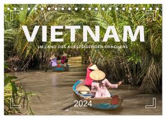 VIETNAM - Im Land des aufsteigenden Drachens (Tischkalender 2024 DIN A5 quer), CALVENDO Monatskalender - Weigt, Mario
