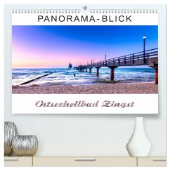 Panorama-Blick Ostseeheilbad Zingst (hochwertiger Premium Wandkalender 2024 DIN A2 quer), Kunstdruck in Hochglanz