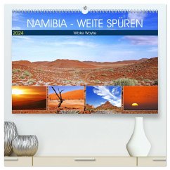 Namibia - Weite spüren (hochwertiger Premium Wandkalender 2024 DIN A2 quer), Kunstdruck in Hochglanz - Woyke, Wibke