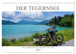 Der Tegernsee - Urlaubsparadies Bayerische Voralpen (Wandkalender 2024 DIN A4 quer), CALVENDO Monatskalender - Meutzner, Dirk