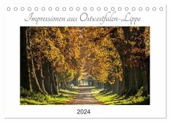 Impressionen aus Ostwestfalen-Lippe (Tischkalender 2024 DIN A5 quer), CALVENDO Monatskalender - Pohl, Michael