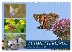 Schmetterlinge auf der Schwäbischen Alb (Wandkalender 2024 DIN A3 quer), CALVENDO Monatskalender