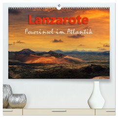Lanzarote Feuerinsel im Atlantik (hochwertiger Premium Wandkalender 2024 DIN A2 quer), Kunstdruck in Hochglanz