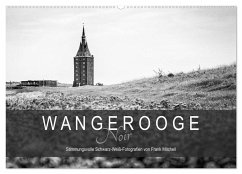 Wangerooge Noir (Wandkalender 2024 DIN A2 quer), CALVENDO Monatskalender