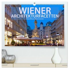 Wiener Architektur-Facetten (hochwertiger Premium Wandkalender 2024 DIN A2 quer), Kunstdruck in Hochglanz - Wagner, Hanna