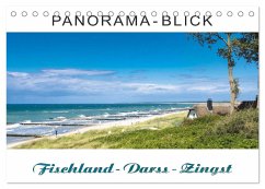 Panorama-Blick Fischland-Darss-Zingst (Tischkalender 2024 DIN A5 quer), CALVENDO Monatskalender - Dreegmeyer, Andrea