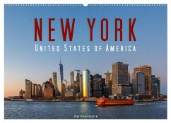 New York - United States of America (Wandkalender 2024 DIN A2 quer), CALVENDO Monatskalender
