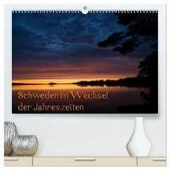 Schweden im Wechsel der Jahreszeiten (hochwertiger Premium Wandkalender 2024 DIN A2 quer), Kunstdruck in Hochglanz
