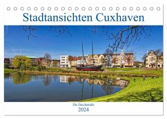 Stadtansichten Cuxhaven (Tischkalender 2024 DIN A5 quer), CALVENDO Monatskalender