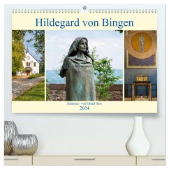 Hildegard von Bingen - Stationen (hochwertiger Premium Wandkalender 2024 DIN A2 quer), Kunstdruck in Hochglanz - Hess, www.ehess.de, Erhard