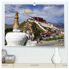 Stupas ¿ Buddhistische Sakralbauten 2024 (hochwertiger Premium Wandkalender 2024 DIN A2 quer), Kunstdruck in Hochglanz