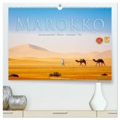 Marokko: Marrakesch, Atlas, Sahara, Fès (hochwertiger Premium Wandkalender 2024 DIN A2 quer), Kunstdruck in Hochglanz - Benninghofen, Jens