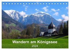 Wandern am Königssee (Tischkalender 2024 DIN A5 quer), CALVENDO Monatskalender