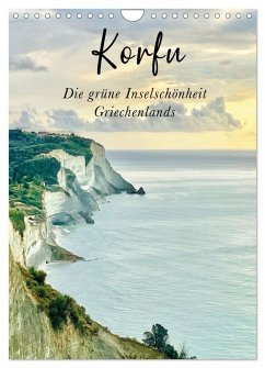 Korfu - Die grüne Inselschönheit Griechenlands (Wandkalender 2024 DIN A4 hoch), CALVENDO Monatskalender - Brandt, Tobias