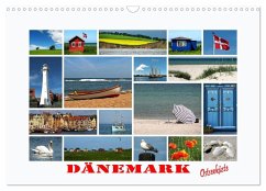 Dänemark - Ostseeküste (Wandkalender 2024 DIN A3 quer), CALVENDO Monatskalender - Carina-Fotografie