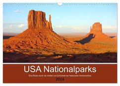 USA Nationalparks - Eine Reise durch die Vielfalt und Schönheit der Naturparks Nordamerikas (Wandkalender 2024 DIN A3 quer), CALVENDO Monatskalender - Marlena Büchler, Piera