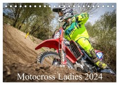 Motocross Ladies 2024 (Tischkalender 2024 DIN A5 quer), CALVENDO Monatskalender