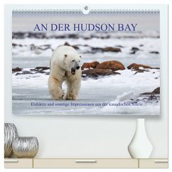 AN DER HUDSON BAY (hochwertiger Premium Wandkalender 2024 DIN A2 quer), Kunstdruck in Hochglanz
