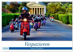 Vespazieren (Wandkalender 2024 DIN A3 quer), CALVENDO Monatskalender