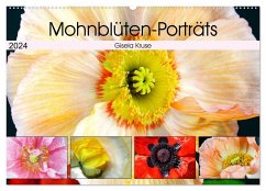 Mohnblüten-Porträts (Wandkalender 2024 DIN A2 quer), CALVENDO Monatskalender