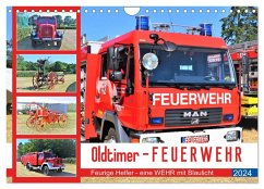 Oldtimer-FEUERWEHR (Wandkalender 2024 DIN A4 quer), CALVENDO Monatskalender - Klünder, Günther
