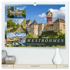 WESTBÖHMEN Sommerliche Impressionen (hochwertiger Premium Wandkalender 2024 DIN A2 quer), Kunstdruck in Hochglanz