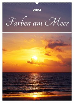 Farben am Meer (Wandkalender 2024 DIN A2 hoch), CALVENDO Monatskalender - Schumann, Bianca