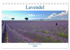 Lavendel. Der Duft der Provence (Tischkalender 2024 DIN A5 quer), CALVENDO Monatskalender