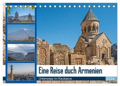 Eine Reise durch Armenien (Tischkalender 2024 DIN A5 quer), CALVENDO Monatskalender