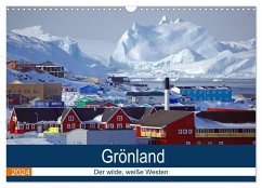 Grönland - Der wilde, weiße Westen (Wandkalender 2024 DIN A3 quer), CALVENDO Monatskalender - Pantke, Reinhard