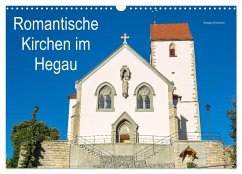 Romantische Kirchen im Hegau (Wandkalender 2024 DIN A3 quer), CALVENDO Monatskalender - Di Domenico, Giuseppe