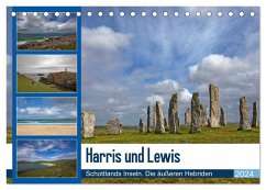 Harris und Lewis - Schottlands Inseln. Die äußeren Hebriden (Tischkalender 2024 DIN A5 quer), CALVENDO Monatskalender - Potratz, Andrea