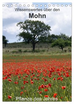 Wissenswertes über den Mohn - Pflanze des Jahres (Tischkalender 2024 DIN A5 hoch), CALVENDO Monatskalender - Schmitt, Georg