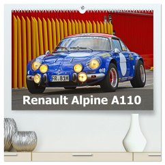 Renault Alpine A110 (hochwertiger Premium Wandkalender 2024 DIN A2 quer), Kunstdruck in Hochglanz