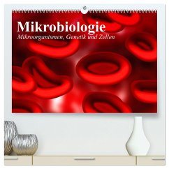 Mikrobiologie. Mikroorganismen, Genetik und Zellen (hochwertiger Premium Wandkalender 2024 DIN A2 quer), Kunstdruck in Hochglanz