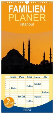 Familienplaner 2024 - Istanbul mit 5 Spalten (Wandkalender, 21 x 45 cm) CALVENDO - Ködder, Rico