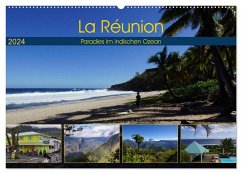 La Réunion - Paradies im indischen Ozean (Wandkalender 2024 DIN A2 quer), CALVENDO Monatskalender