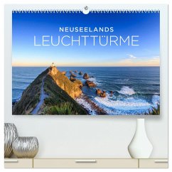 Neuseelands Leuchttürme (hochwertiger Premium Wandkalender 2024 DIN A2 quer), Kunstdruck in Hochglanz